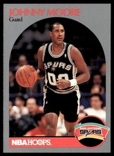 1990-91 Hoops Johnny Moore San Antonio Spurs #269