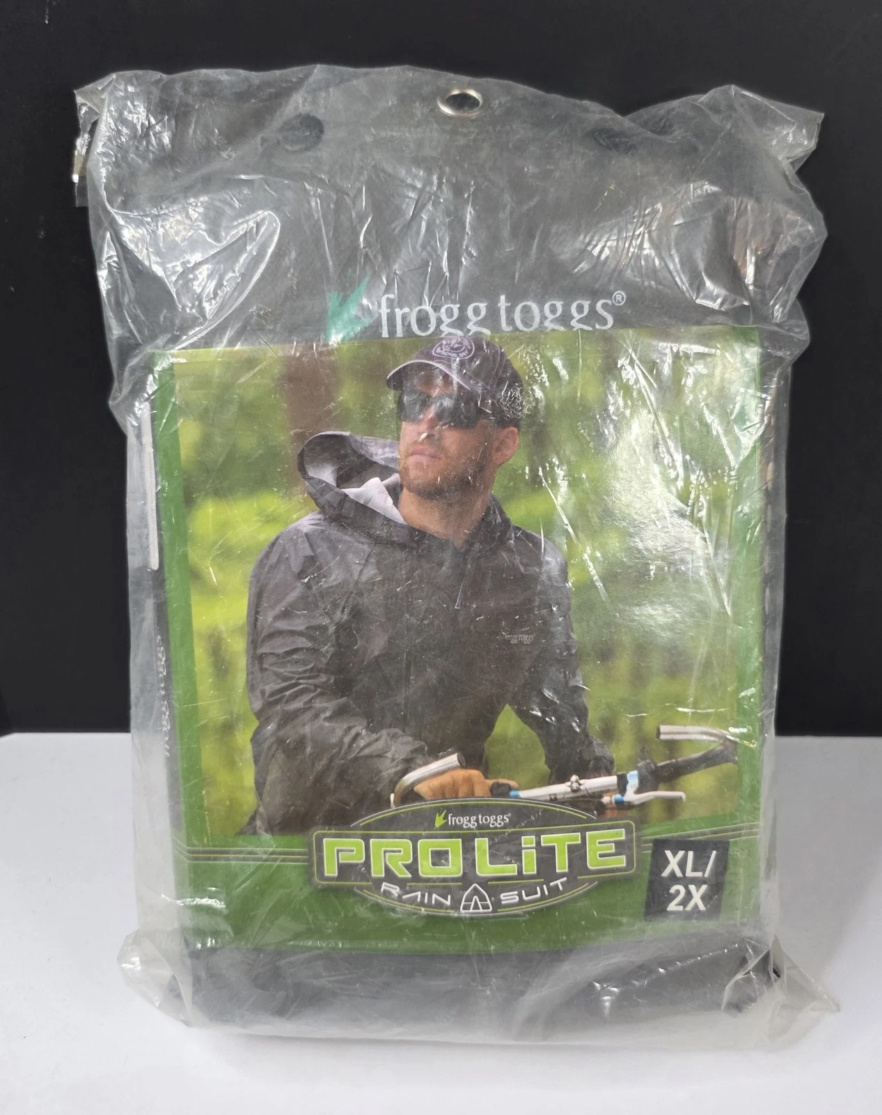 Frogg Toggs Pro Lite Rain Suit Men's XL/XXL Black Waterproof Lightweight