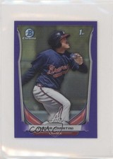 2014 Bowman Chrome Minis Purple Refractor 2/3 Victor Caratini #114 fm0