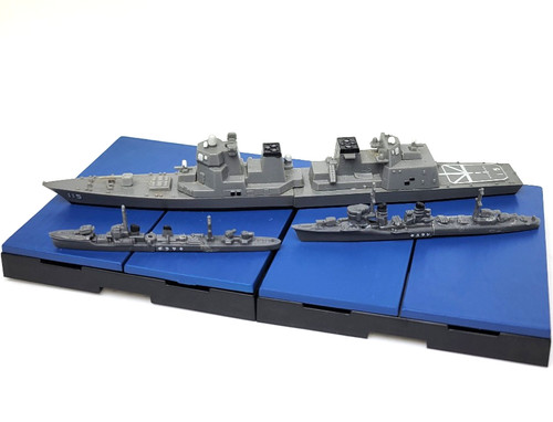 Japanese Battle Ships Geocraper Ocean Units Mini Diorama Pieces Godzilla Bandai