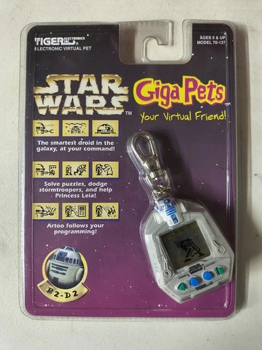 Vintage 1997 Star Wars R2-D2 Giga Pets Virtual Friend Collectible New & Sealed