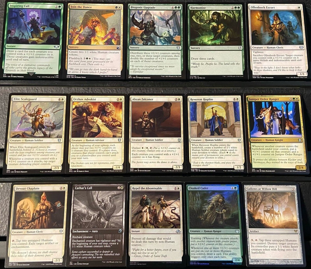 kyler mtg commander deck Amazon.com: Elite Human Commander Deck - Kyler - Selesnya - Green White -  EDH - 100 Card - Custom Magic The Gathering Deck main image 1