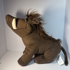 BAB Build a Bear Pumbaa Warthog Stuffed Animal Disney The Lion King 16" 2019