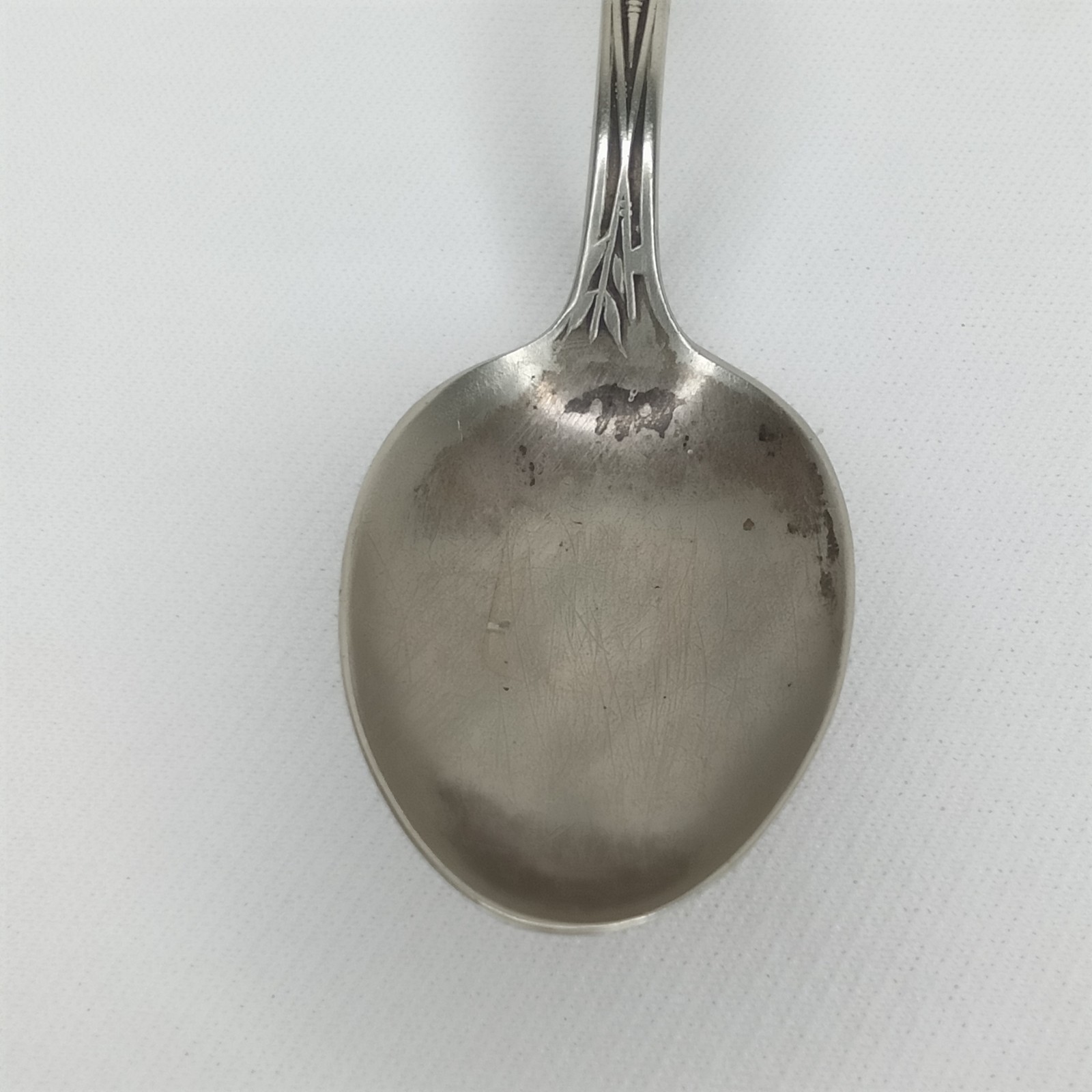 Antique Promotional Souvenir Spoon Old Sleepy Eye Unity Silver Co 1900s