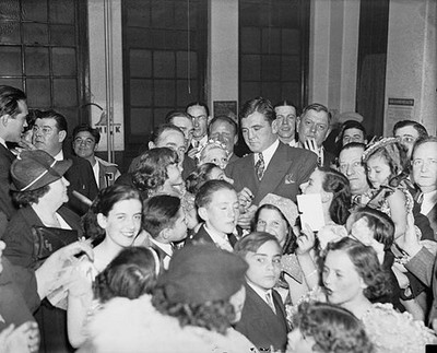 James Braddock former heavyweight title holder has quite a job aut- Old Photo