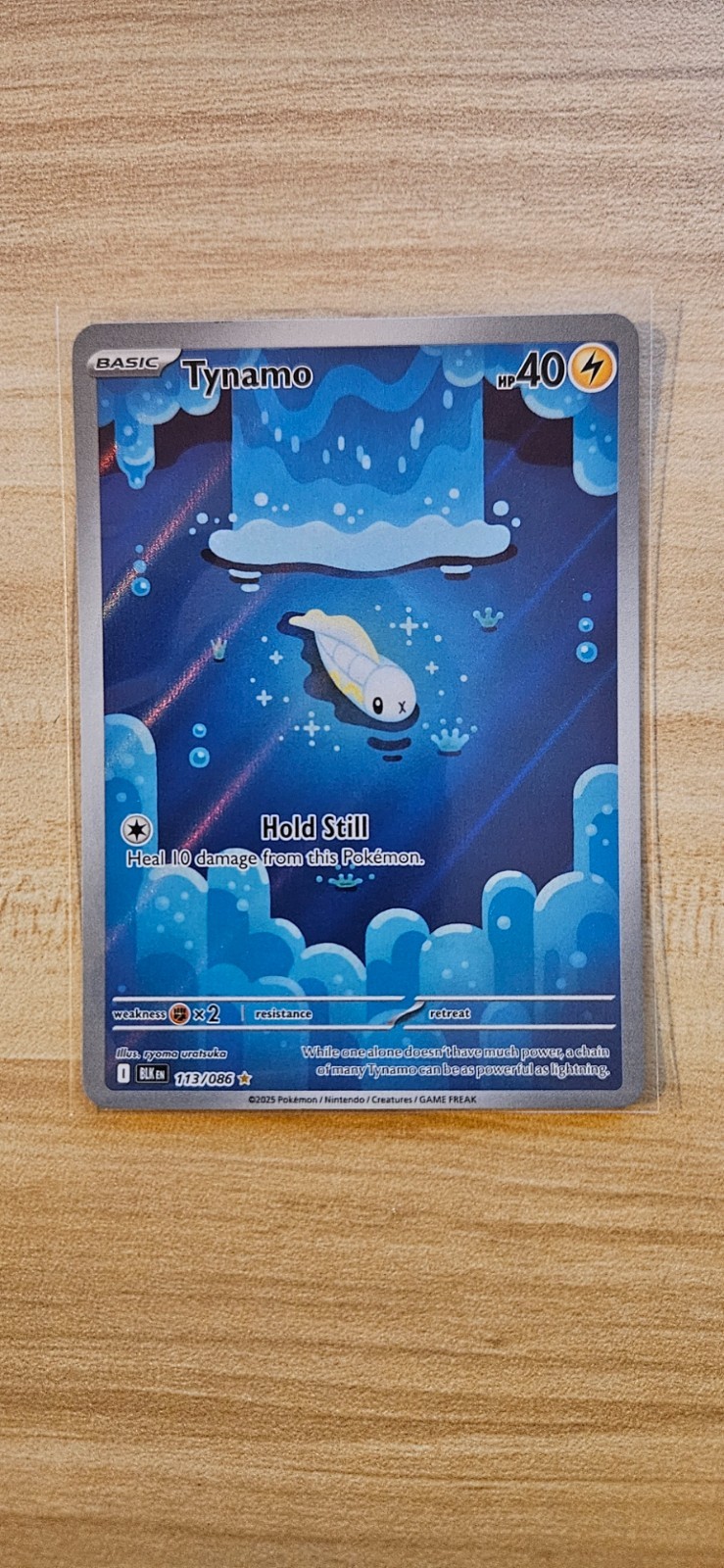 Pokemon TCG Tynamo 113/86 Black Bolt Illustration Rare NM/M
