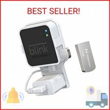 256GB USB Flash Drive and Outlet Mount for Blink Sync Module 2, Save Space and E