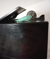 VINTAGE 1965 - 1966 Bandit Coin Box Bank Poynter Products Creepy GREEN HAND GRAB