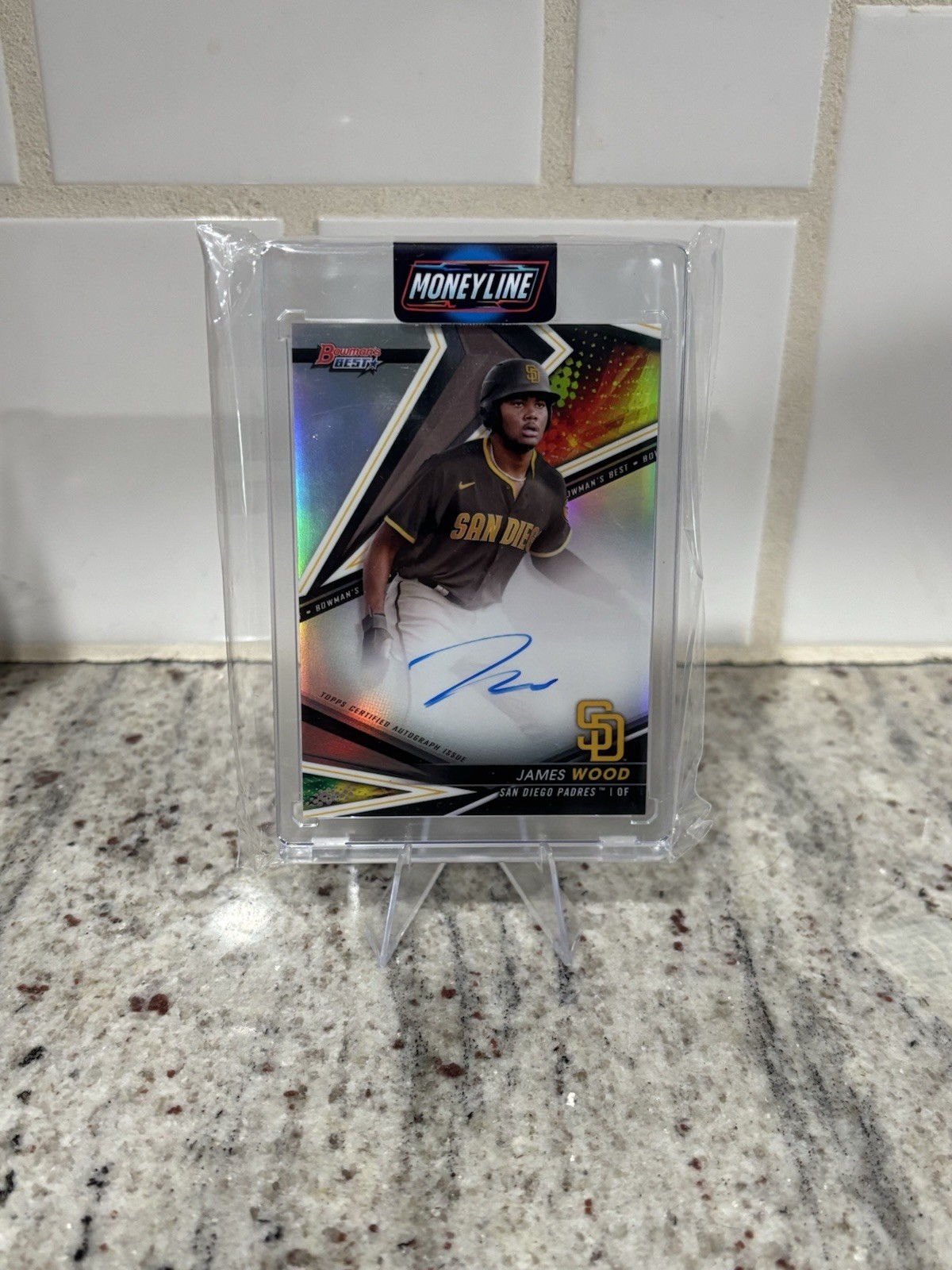 2022 Bowman's Best - Best of 2022 Autographs James Wood #B22-JW Refractor