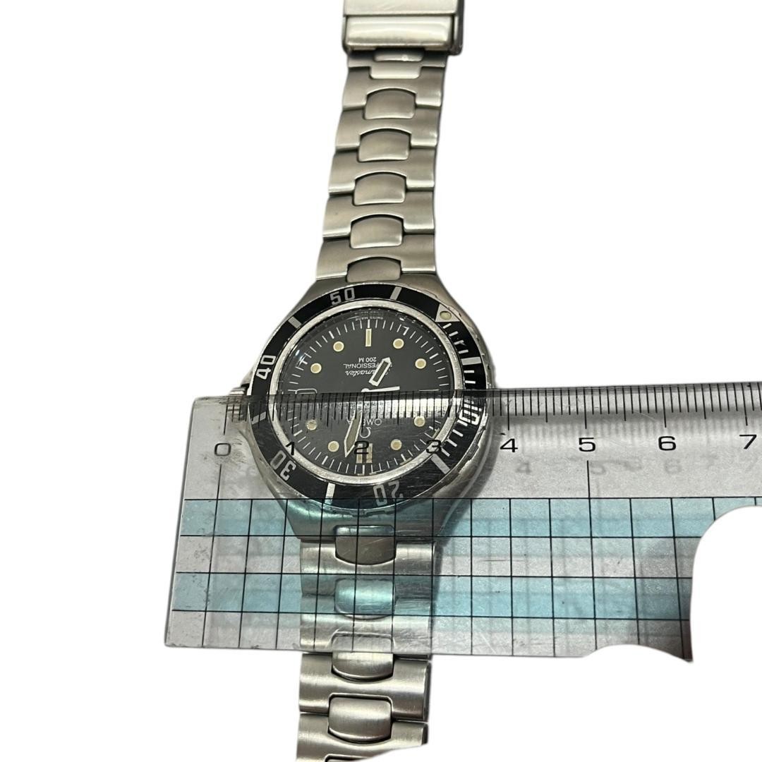 OMEGA Seamaster 200M Professional 396.1062 Men's Quartz Watch Rare Vintage image 7
