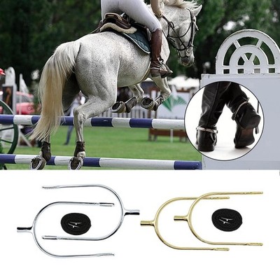 2 Stück Sporen Pferd Reitsporen mit Gurt Und Zinklegierung Trainingszubehör