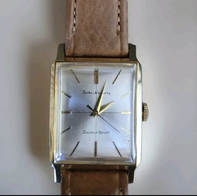 [Mint Condition] Seiko Harmony 205-1006 Tank 1962 Manual Wind 19J Vintage