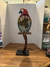 Deco Breeze 21”Metal Parrot Fan – Tropical Key West Bird Decor – Works Great!