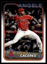 2024 Topps Kelvin Caceres Rookie Los Angeles Angels #680