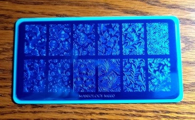 MANUFACTURER SOLD OUT Maniology M660 Leathercraft Nail Stamping Plate
