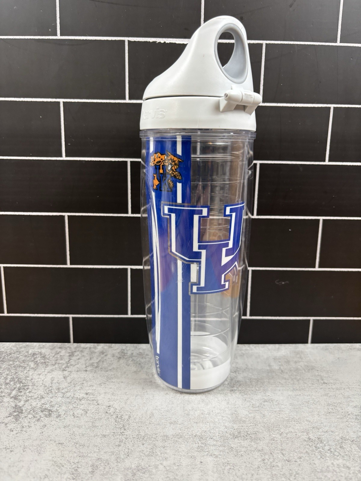 Tervis Water Bottle University of Kentucky Wildcats 24oz Flip Top Lid