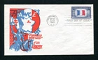 Sc. 915 Overrun Countries / France FDC - Cachet Craft
