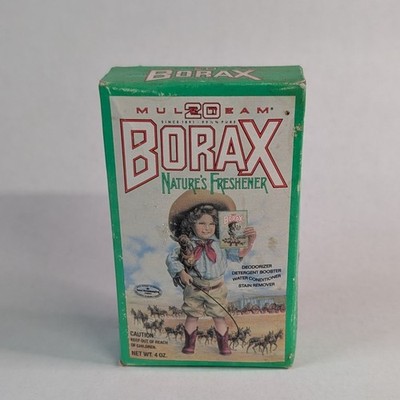 VINTAGE NOS 20 MULE TEAM BORAX NATURE'S FRESHENER NET WT. 4OZ.