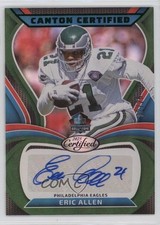2025 Certified Canton Signatures Mirror Green /25 Eric Allen Auto HOF 1n4k