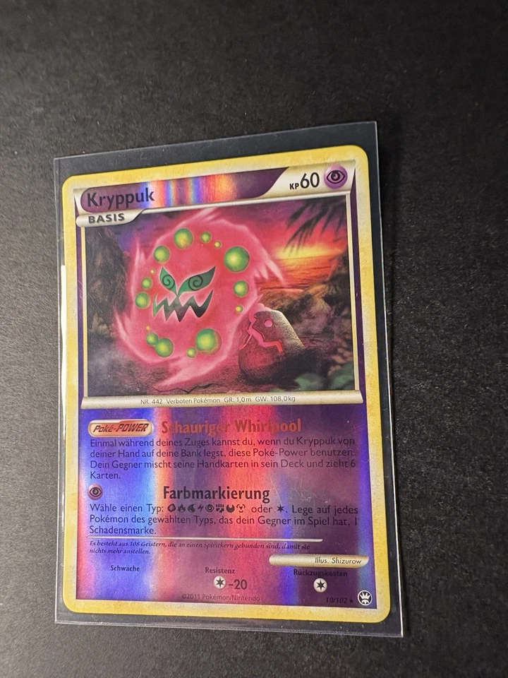 Pokemon Kryppuk 10/102 Triumph Deutsch Reverse Holo 2011 - Bild 2 von 4