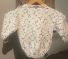 baby sweater, 6-12mo, fine Italian wool, multi-colored, buttons at collar — photo 5