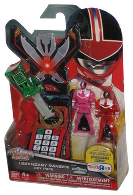 Power Rangers Time Force (2014) Bandai Green Pink & Red Legendary Key Pack - (Su