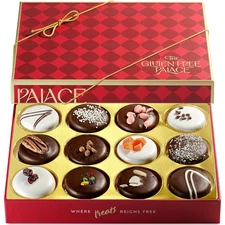 Holiday Chocolate Covered Cookies Gift Basket – Vegan Gluten Free Treats for Chr