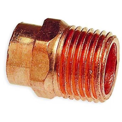 1/2" NOM C x 3/8" MNPT Copper Reducing Adapter