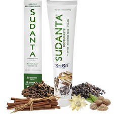 Sri Tattva Sudanta Herbal Toothpaste SLS Free 7.05 Ounce Pack of 1
