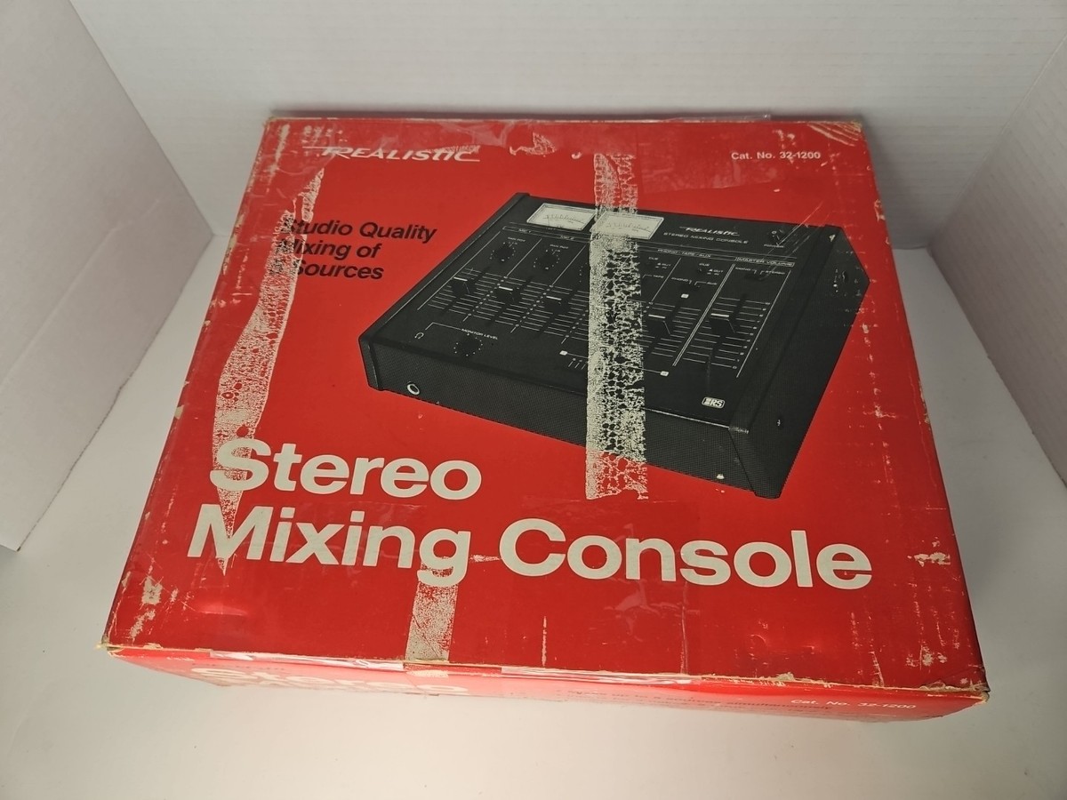 Realistic 32-1200b Stereo Mixing Console Q22 for sale online