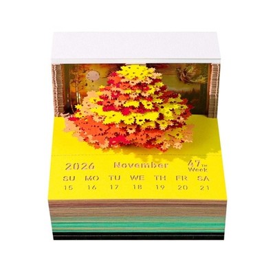 Premium 3D Cut Out 2026 Planner Equipped With Noting Functionality