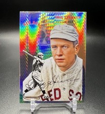 2023 Topps Chrome Platinum Anniversary TRIS SPEAKER Prism Refractor 474 Red Sox