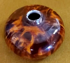 Signed Albert Heilles Albi Glazed Ceramic Inkwell Dated 1932 - Walnut Bramble