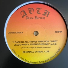 REGINALD O'NEAL CUIE I Can Do All Things Through Christ Jesus 12" NEW VINYL Ath