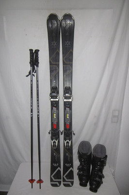 VÖLKL SKI '' FLAIR '' TOP LADY ALLROUND CARVER 149 CM + SKISCHUHE GR.: 40 IM SET.