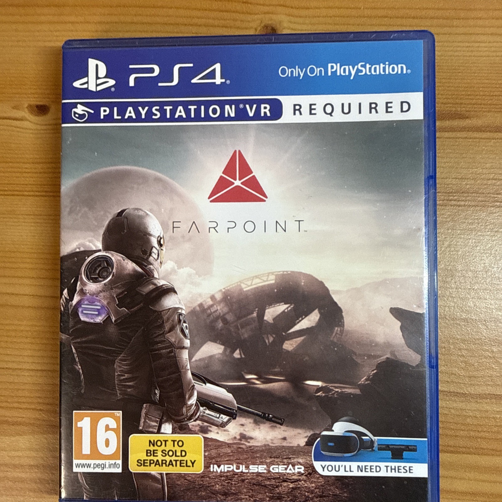 Ps4 Game Farpoint (PlayStation 4, 2017) Vr Game