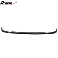 Fits 15-23 Dodge Charger SRT V6 B Style ABS Front Bumper Lip Gloss Black 4PCS