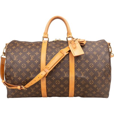 Louis Vuitton Monogram  Keepall 50 Bandoulière Travel Bag    Tasche