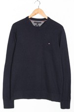 TOMMY HILFIGER Crew Cotton Cashmere Jumper Sweater Men Size L VR3886