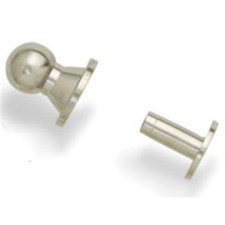 Sam Browne Button And Washer Nickel 1309-02 Tandy Leather Craft
