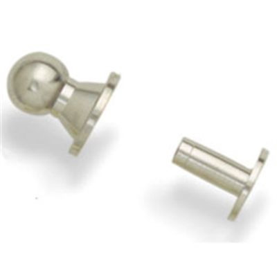 Sam Browne Button And Washer Nickel 1309-02 Tandy Leather Craft 