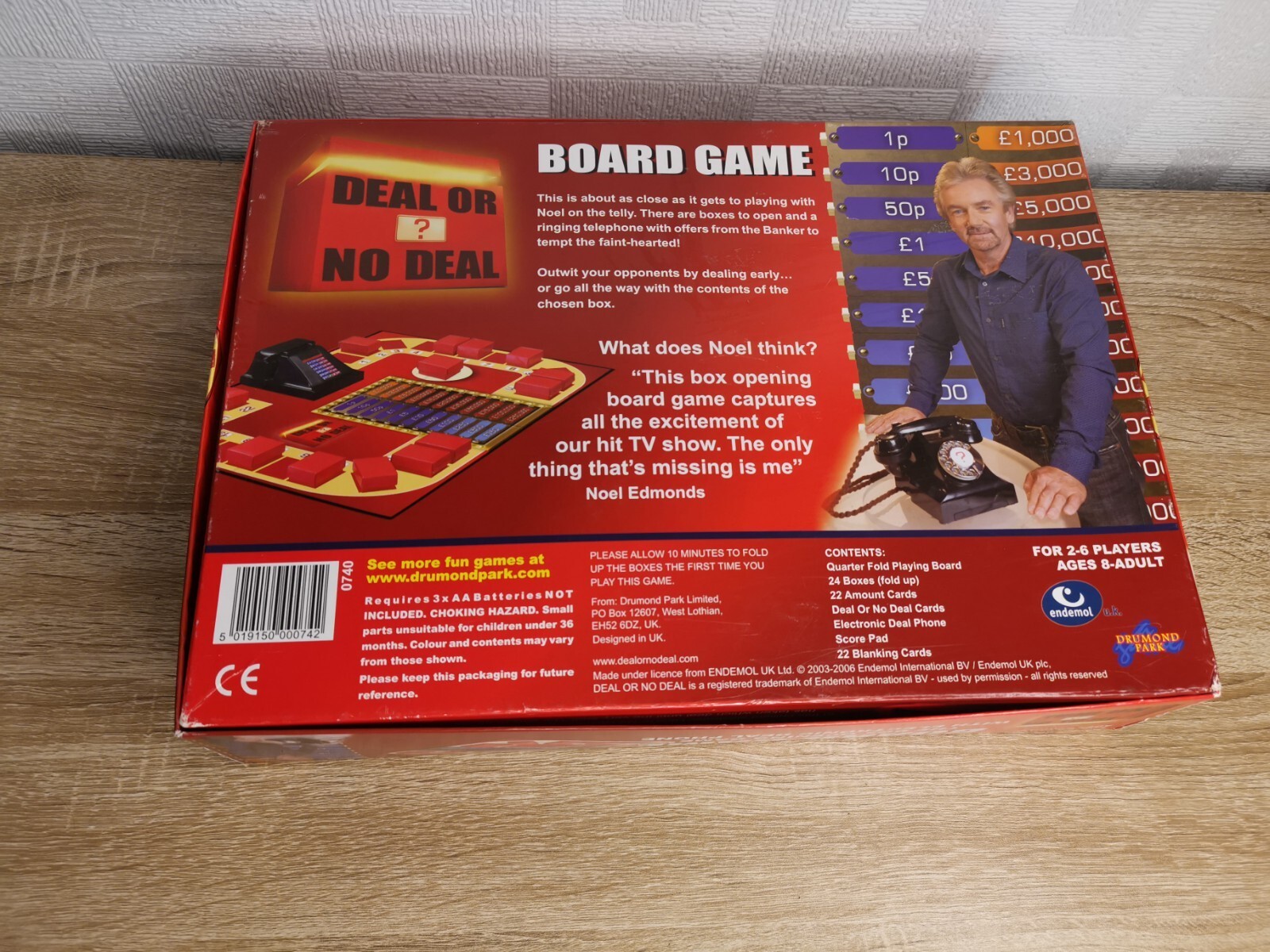 Deal Or No Deal Electronic Board Game 100 Complete & Fully Working eBay