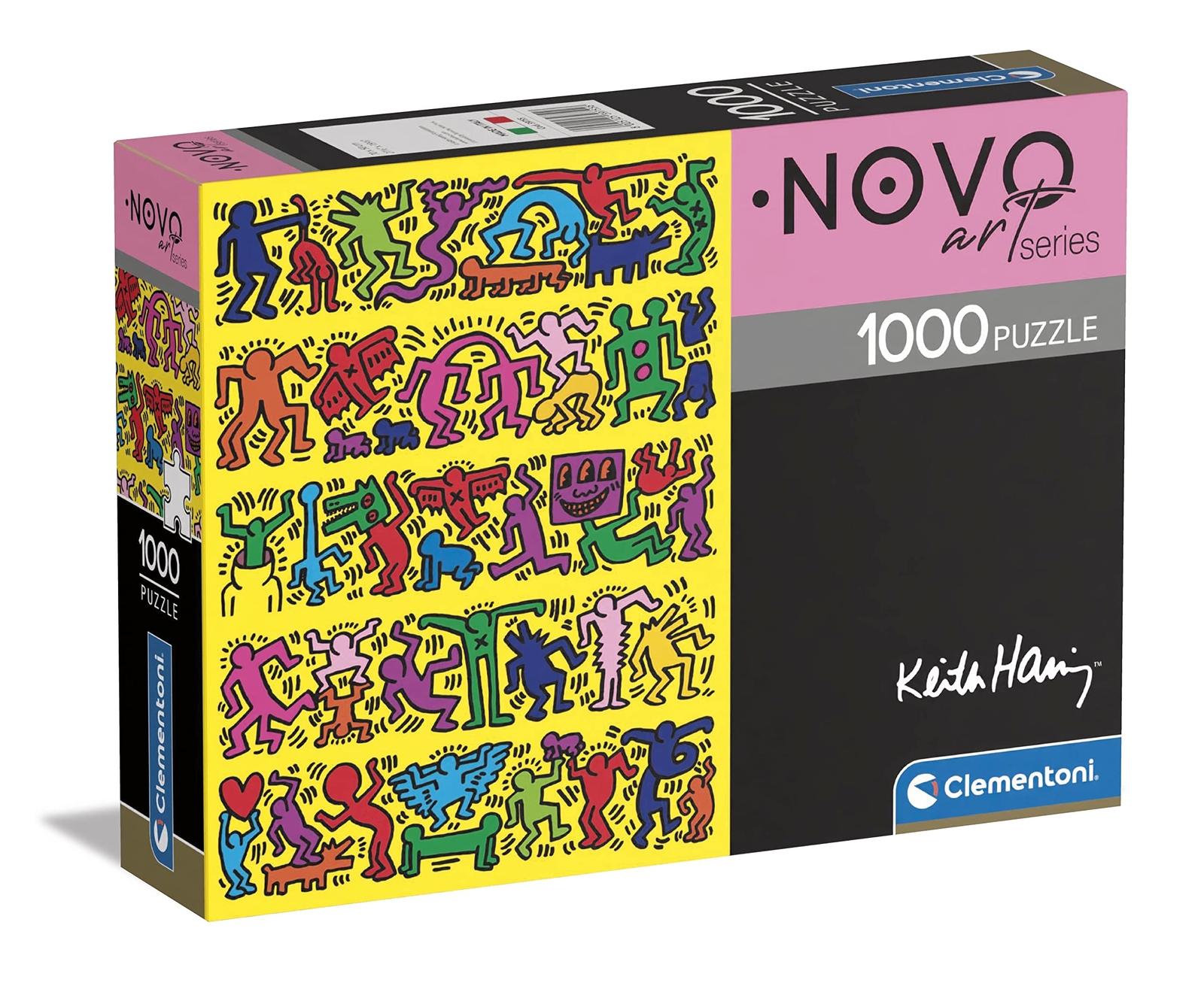 Clementoni - Puzzel 1000 Stukjes Keith Haring, Puzzel Voor Volwassenen en Kinder