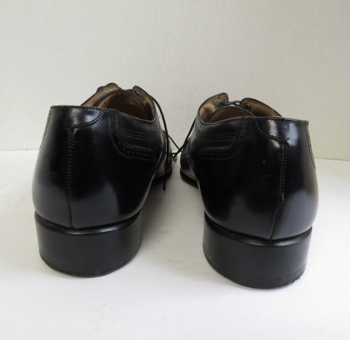 Johnston & Murphy Black Leather Oxford Dress Shoes Size 9 1