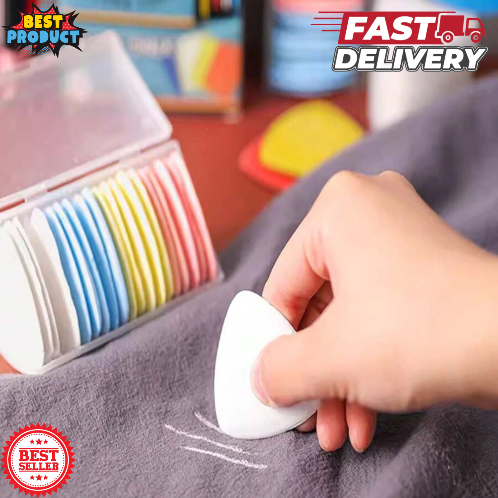 20Pcs Erasable Tailors Chalk Markers Set - Ideal for Sewing Quilting & Needlewor