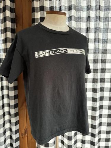 Sam Black Church Men's XL T Shirt Hardcore Bos 1990s vintage concert t-shirt, vintage, size XL, single stitch, B+ condition