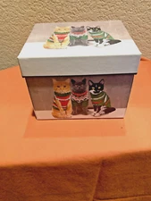 PPD Cats in Sweaters Coffee Mug New in Matching Box