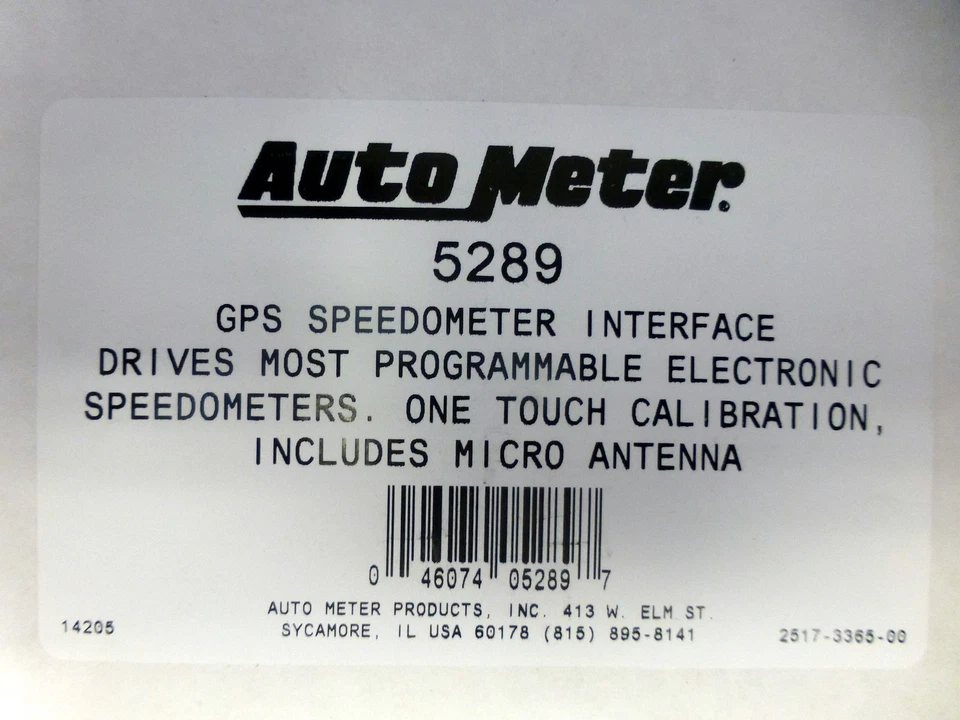 Auto Meter 5289 GPS Electric Speedometer Speedo Interface Module Programmable - Image 3 of 3