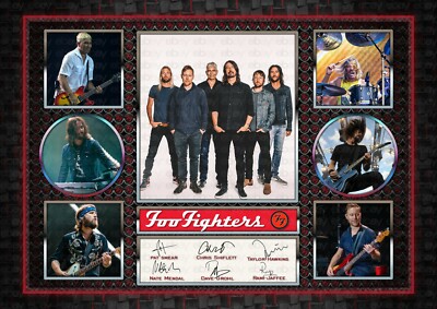 Foo Fighters - Dave Grohl - ORIGINAL A4 PHOTO PRINT MEMORABILIA