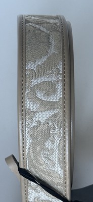Versace Medusa-Buckle Jacquard Calf Leather Beige Belt 85 (34) DCU4140 NWT $525 Versace Medusa-Buckle Jacquard Calf Leather Beige Belt 85  main image 3